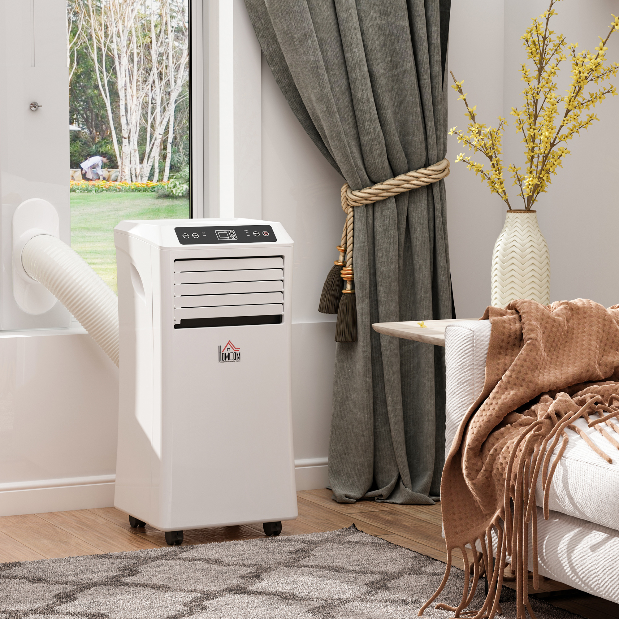 Mobile Klimaanlage 1003W, L35,4 x B33,8 x H69,8 cm, Weiß