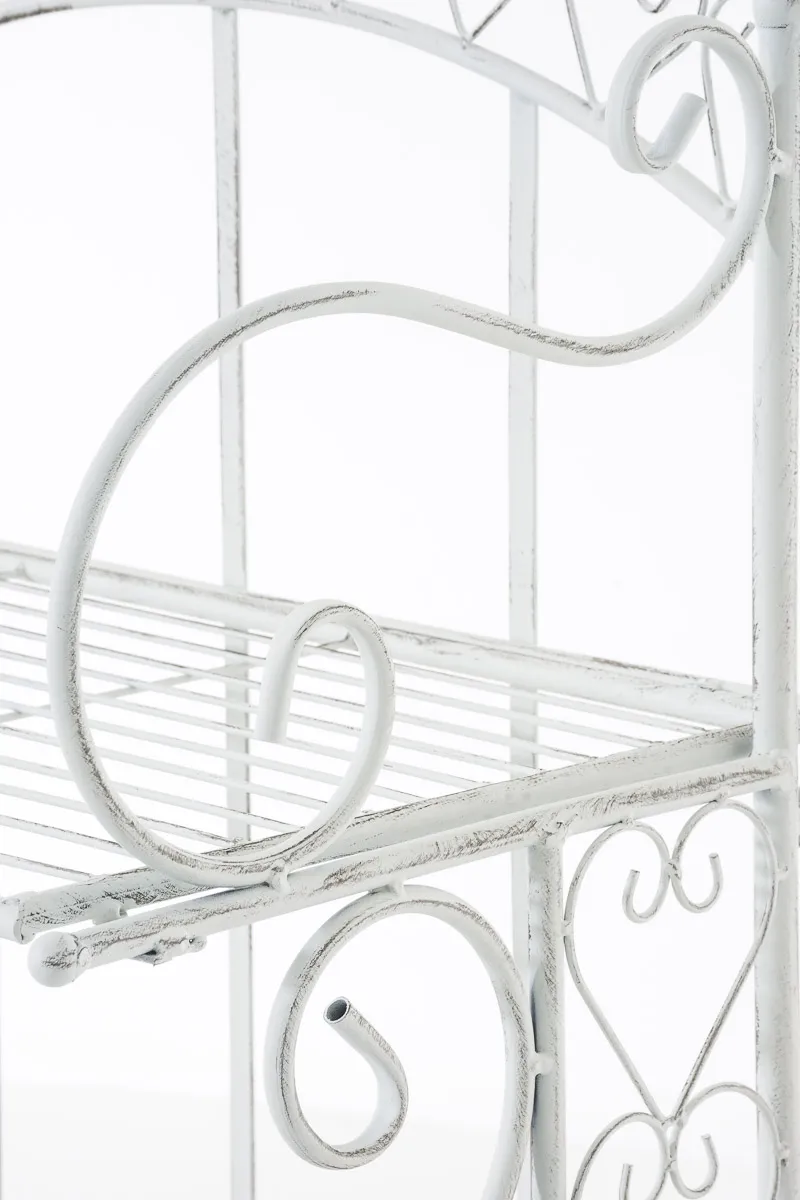 Standregal Antje 153x61x33 cm antik weiß