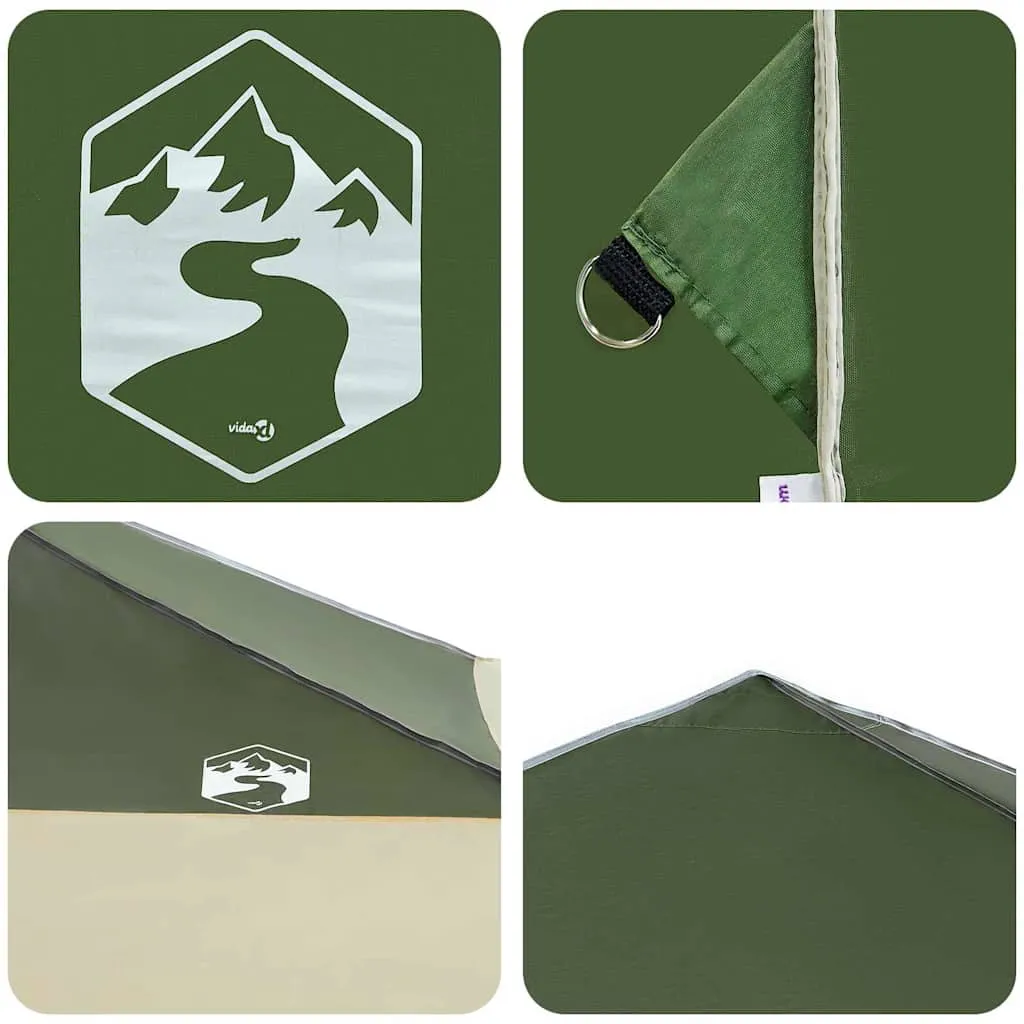 Pop-up Pavillon Grün 395 x 395 x 251 cm mit Stoff