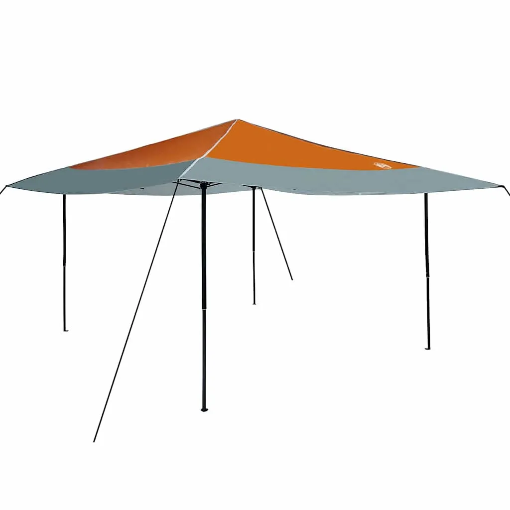 Pop-up Pavillon 395x395x251 cm Orange mit Stoff