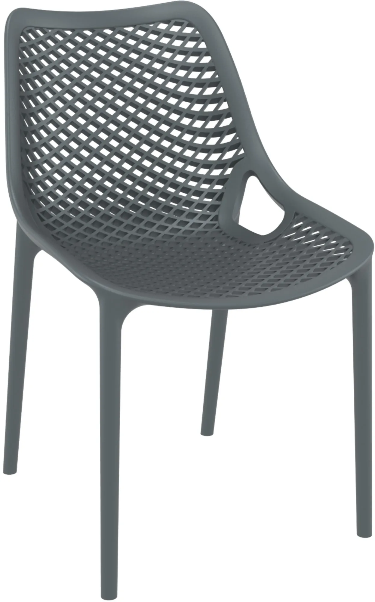 Gartenstuhl Air 82x50x60 cm dunkelgrau