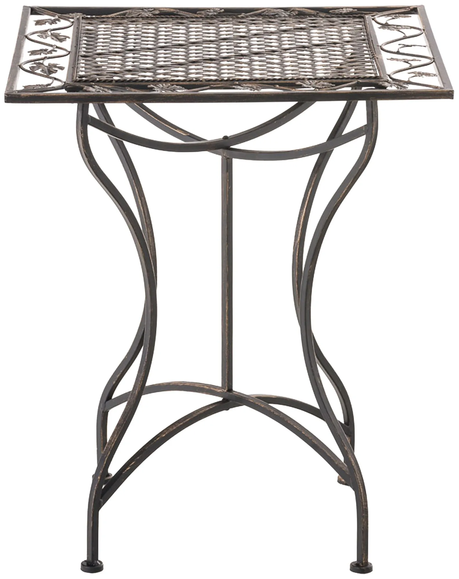 Gartentisch Asina Bistrotisch 60x60x72 cm bronze