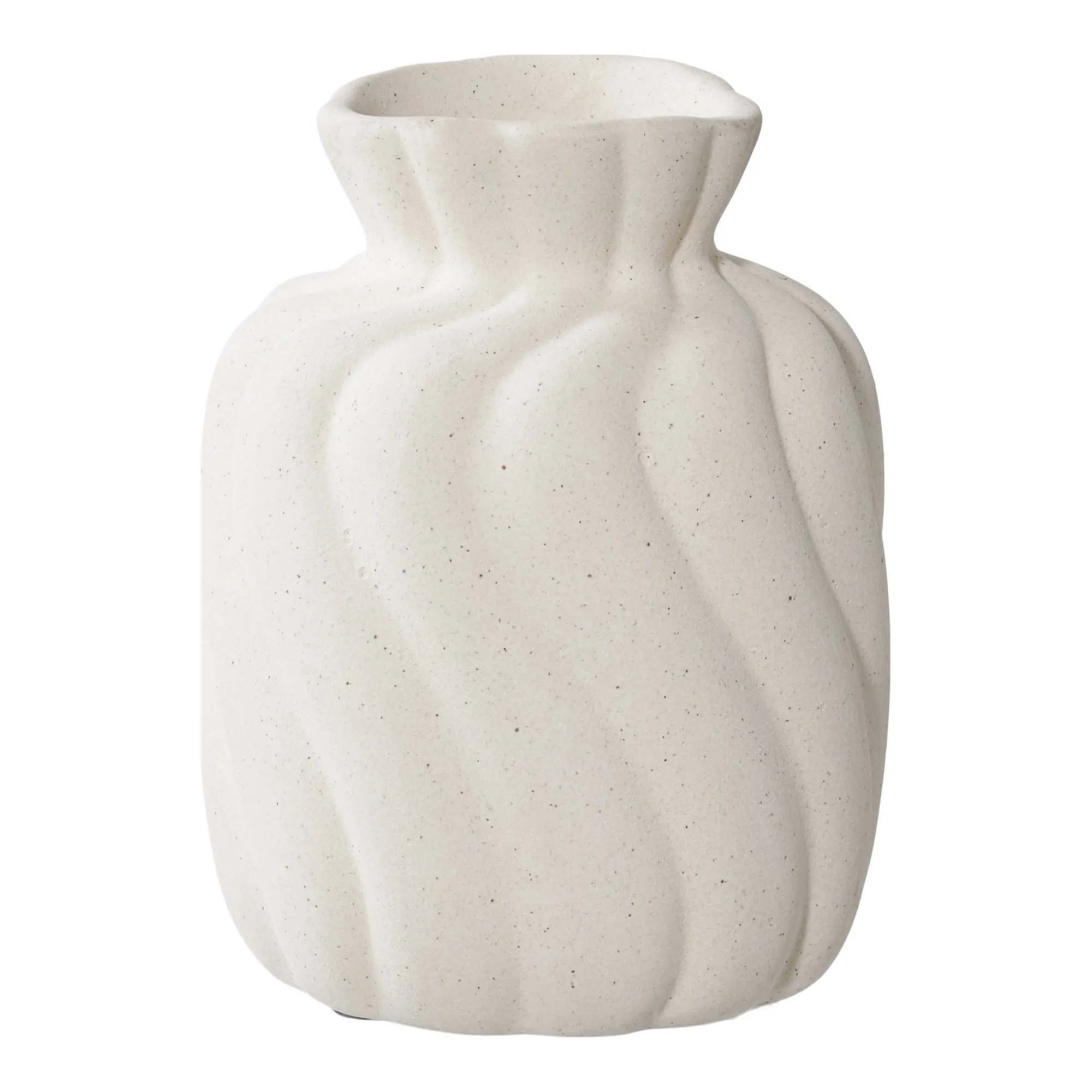 tinkaro Vase Set 2-teilig Keramik 8,8/10,5 - 9/11 - 12/15 cm Weiß