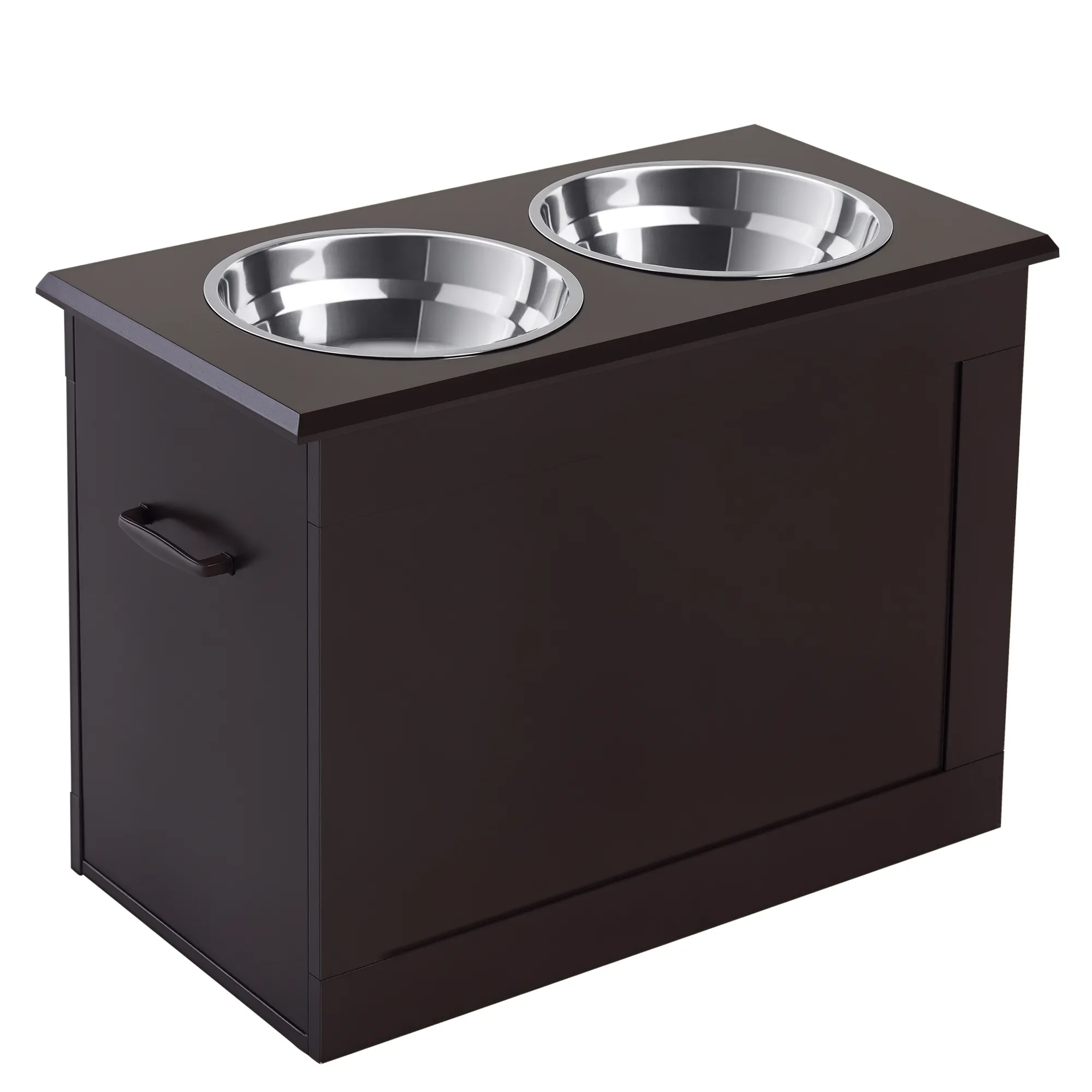 Erhöhter Futternapf 60L x 30B x 41H cm in Espresso
