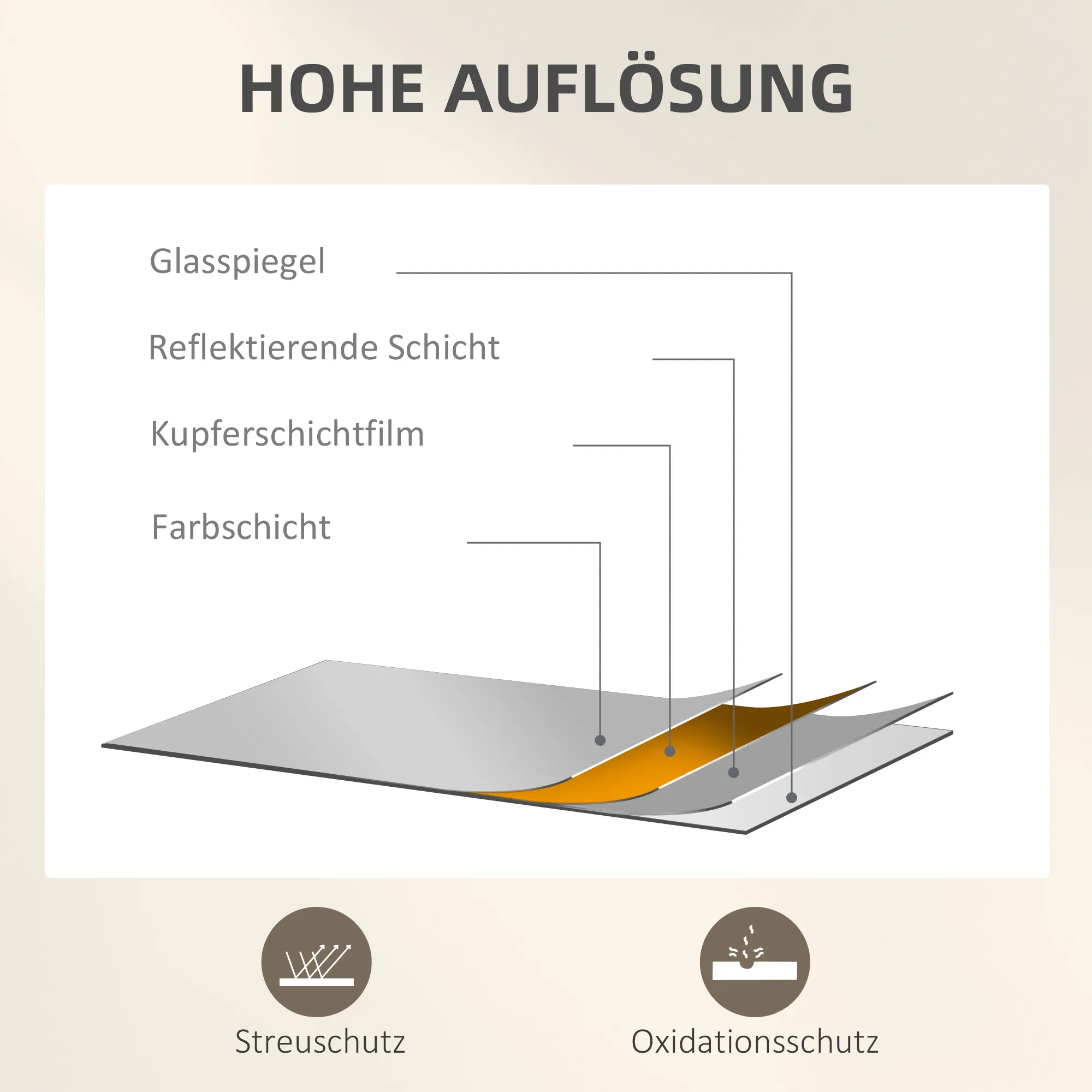 Wandspiegel dreiteilig, bogenförmiger Spiegel mit Metallrahmen, dekorativ 60 x 2 x 180 cm Schwarz