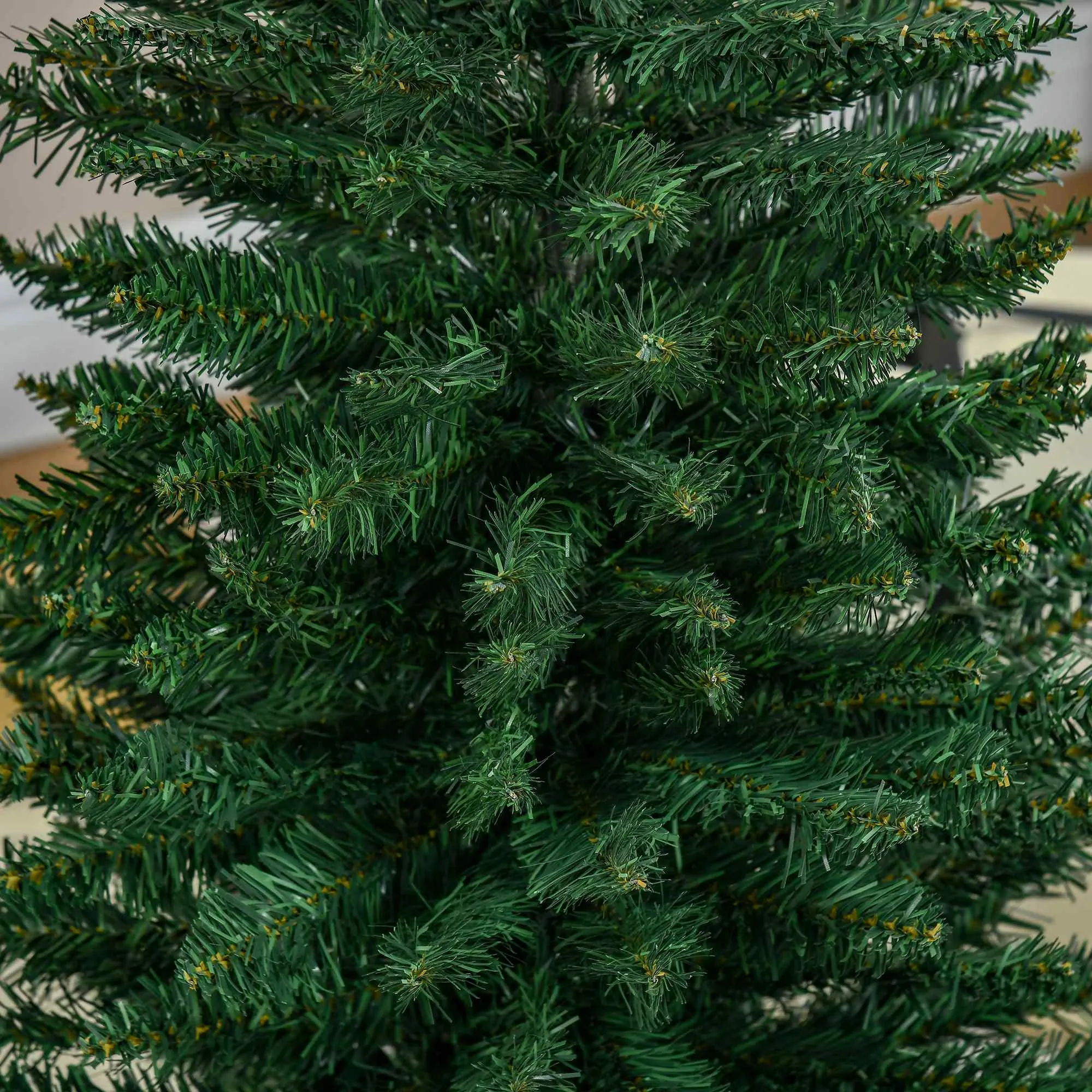 Künstlicher Weihnachtsbaum Tanne 1,5 m Kunststoff Grün mit Ständer