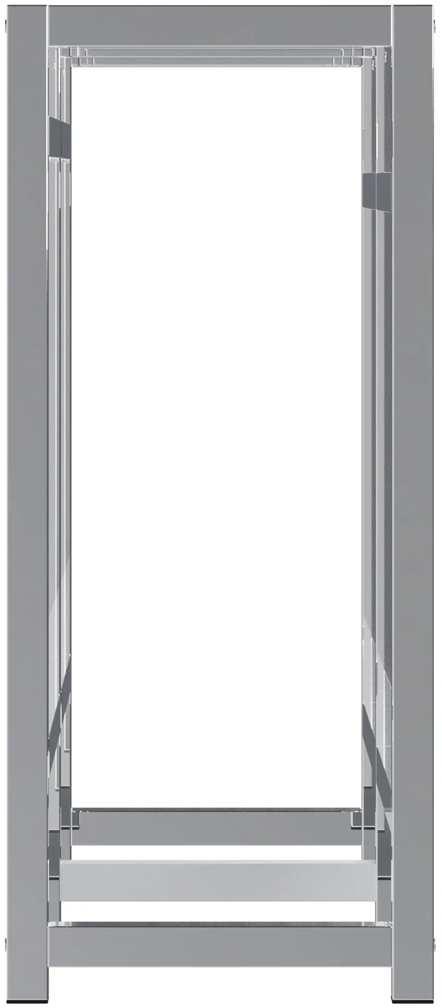 Getränkekistenständer Stack 91x31x76 cm chrom