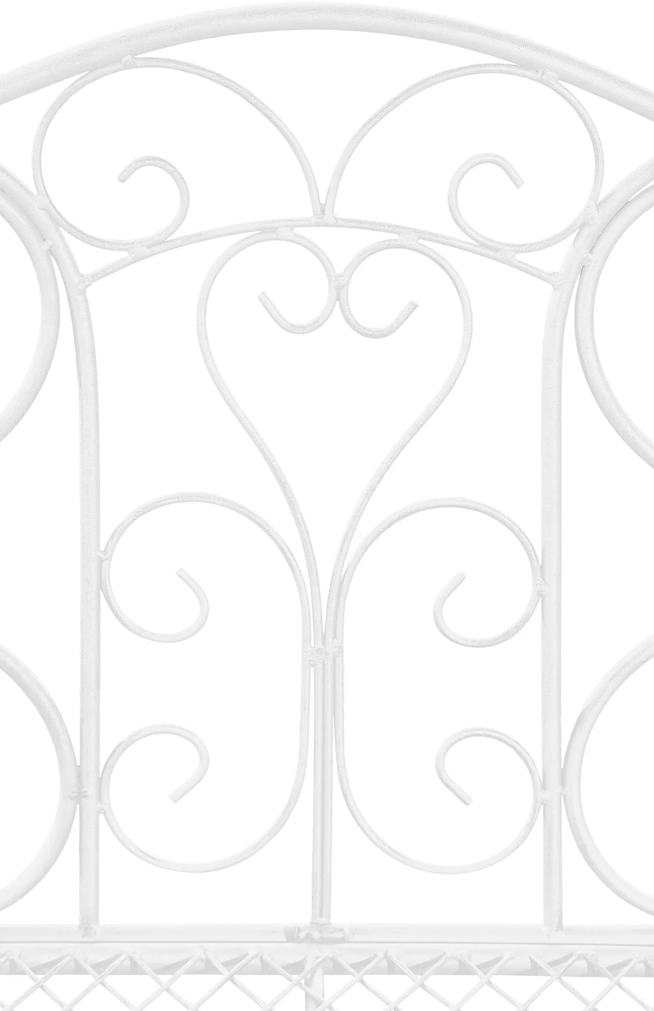 Gartenbank Tara 113x47x89 cm weiß