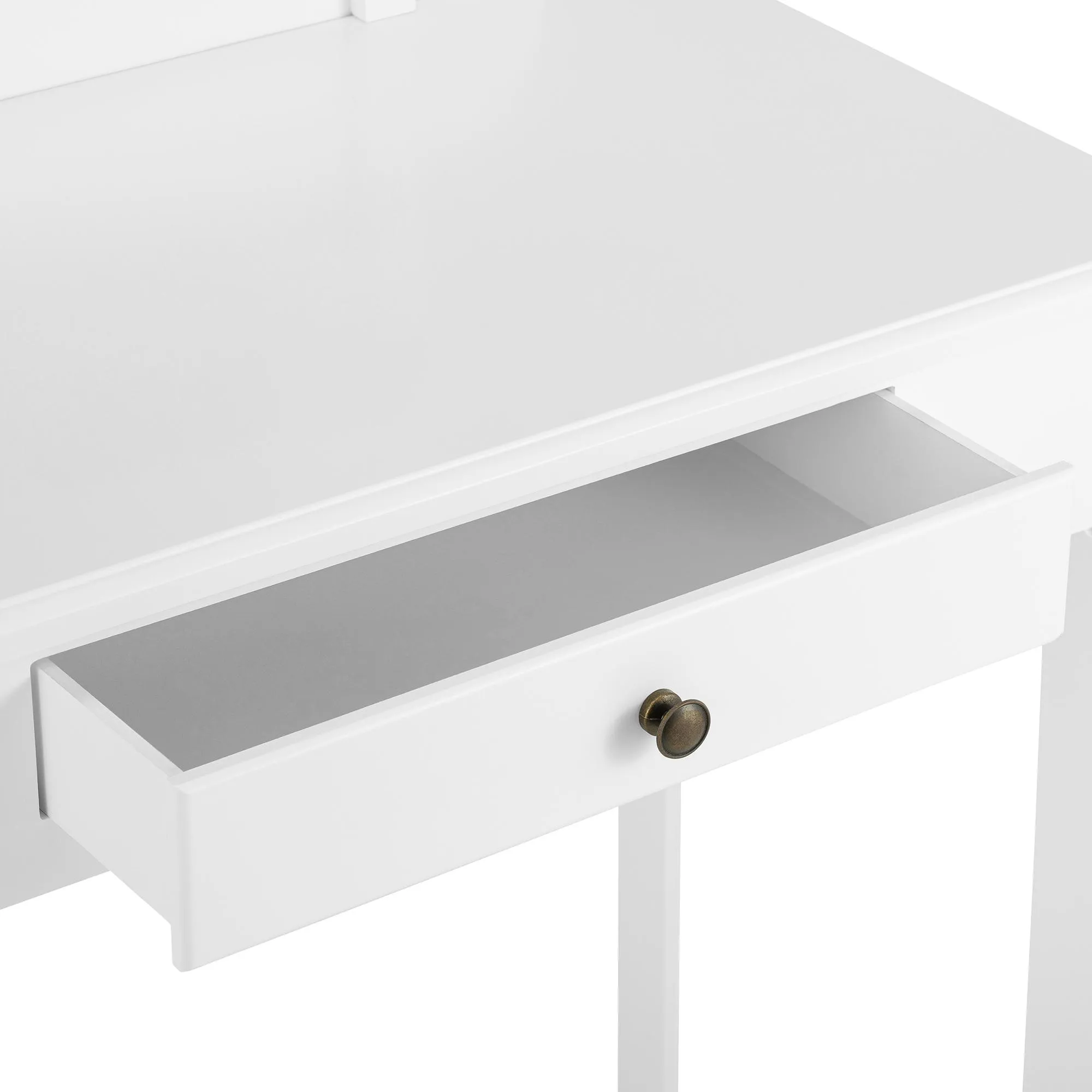 Schminktisch-Set Velia 73x42x130 cm weiß
