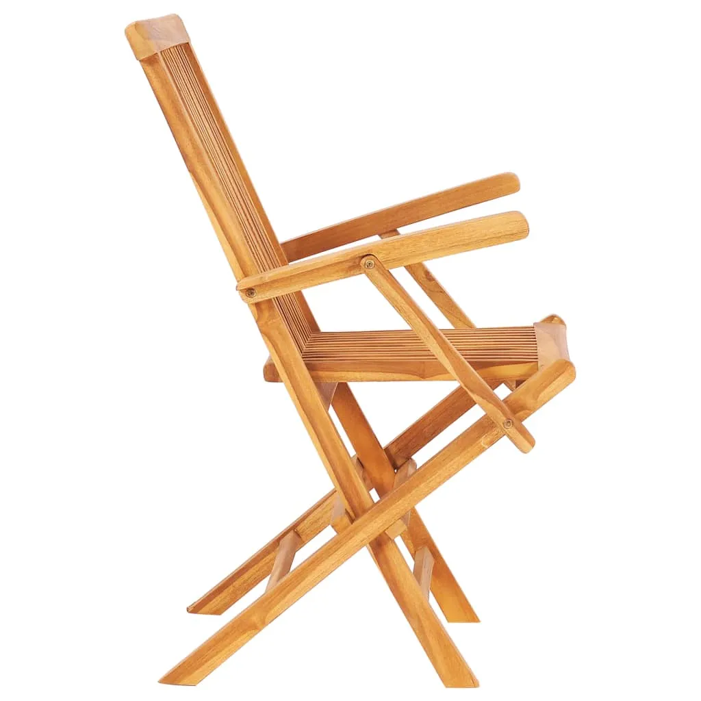 Elegante Naturholz Essgruppe 160 x 80 x 75 cm für Garten und Terrasse