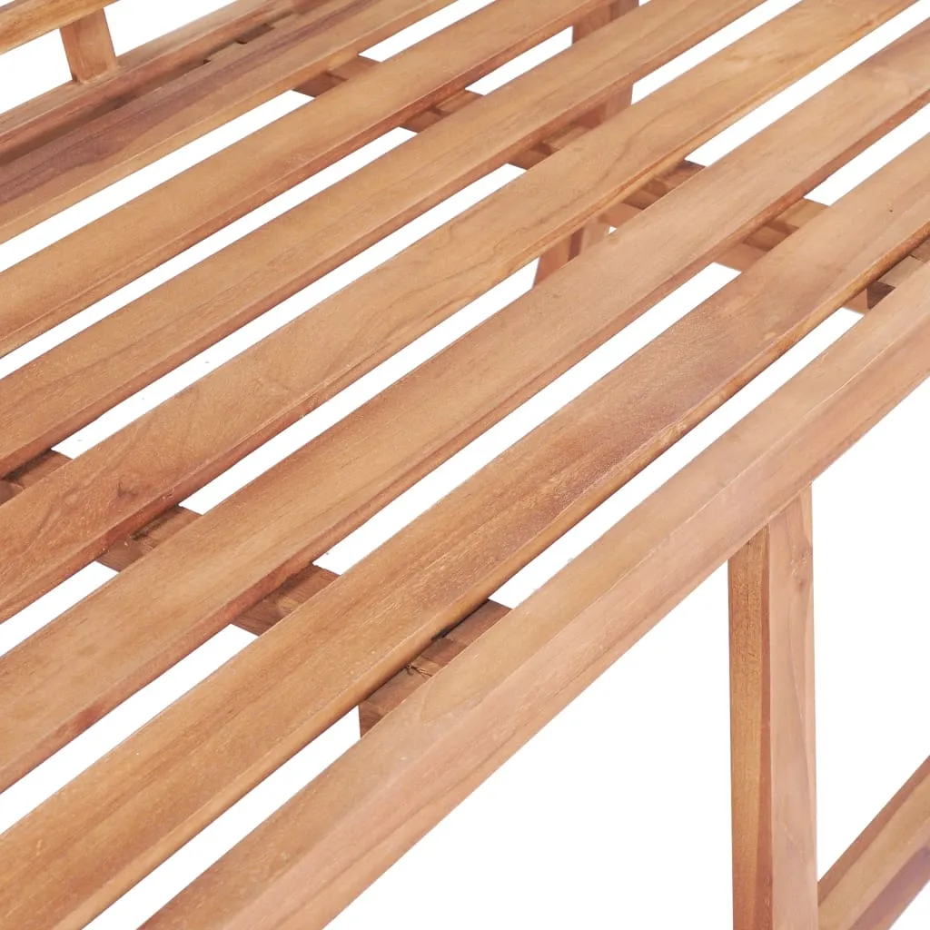 Gartenbank Marlboro aus Naturholz 127x58,5x92,5 cm in Naturfarbe