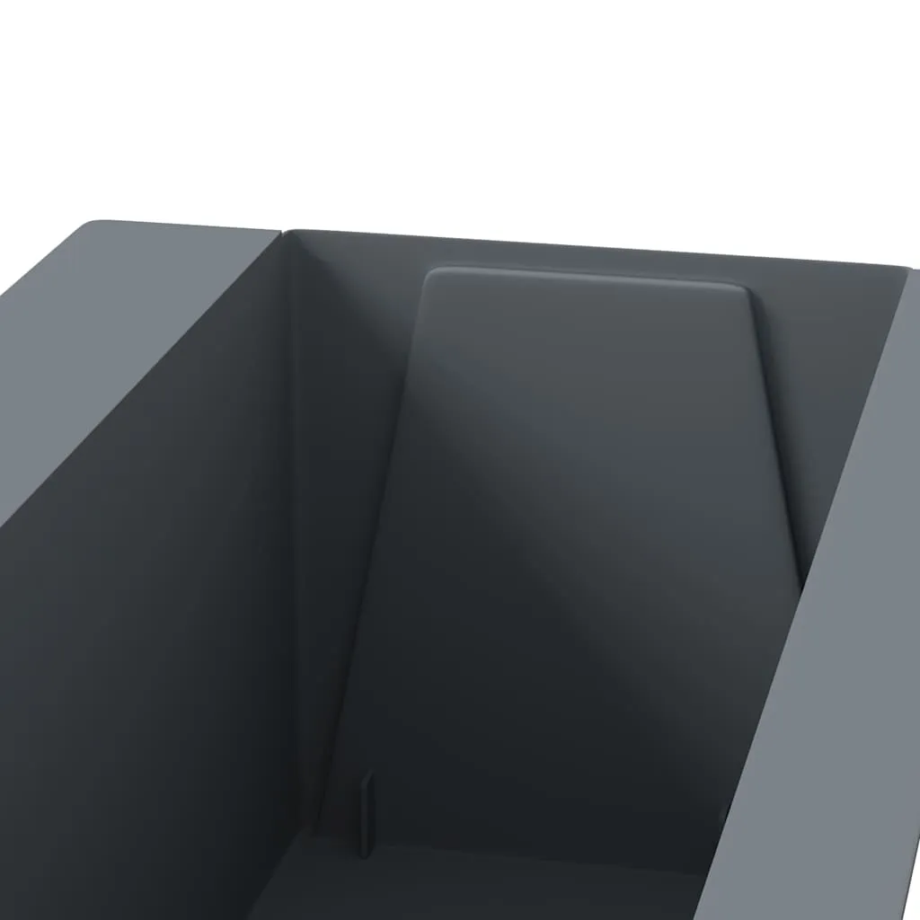 Pflanzkasten für Europaletten 12 Stk. Grau 36x13,5x9,5 cm PP