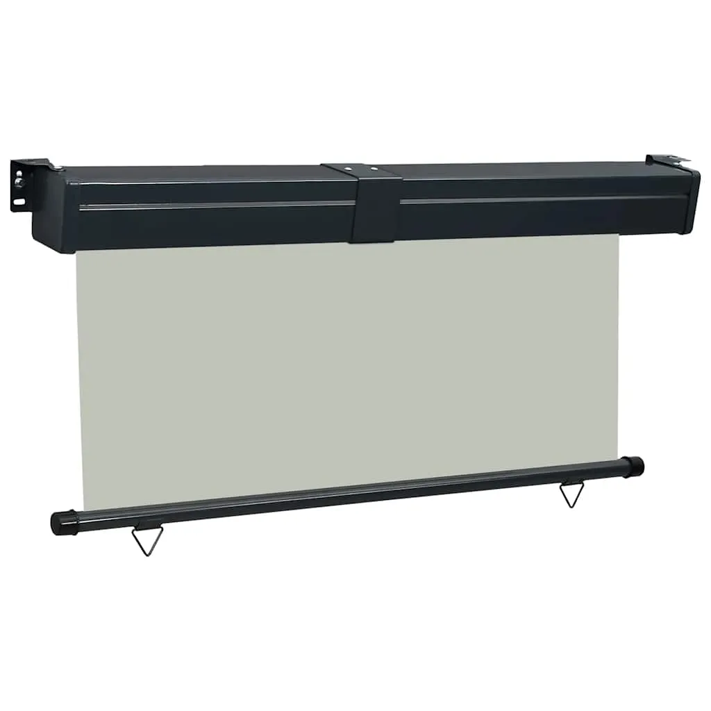 Seitenmarkise Grau 165 x 250 cm mit UV-beständigem Polyester