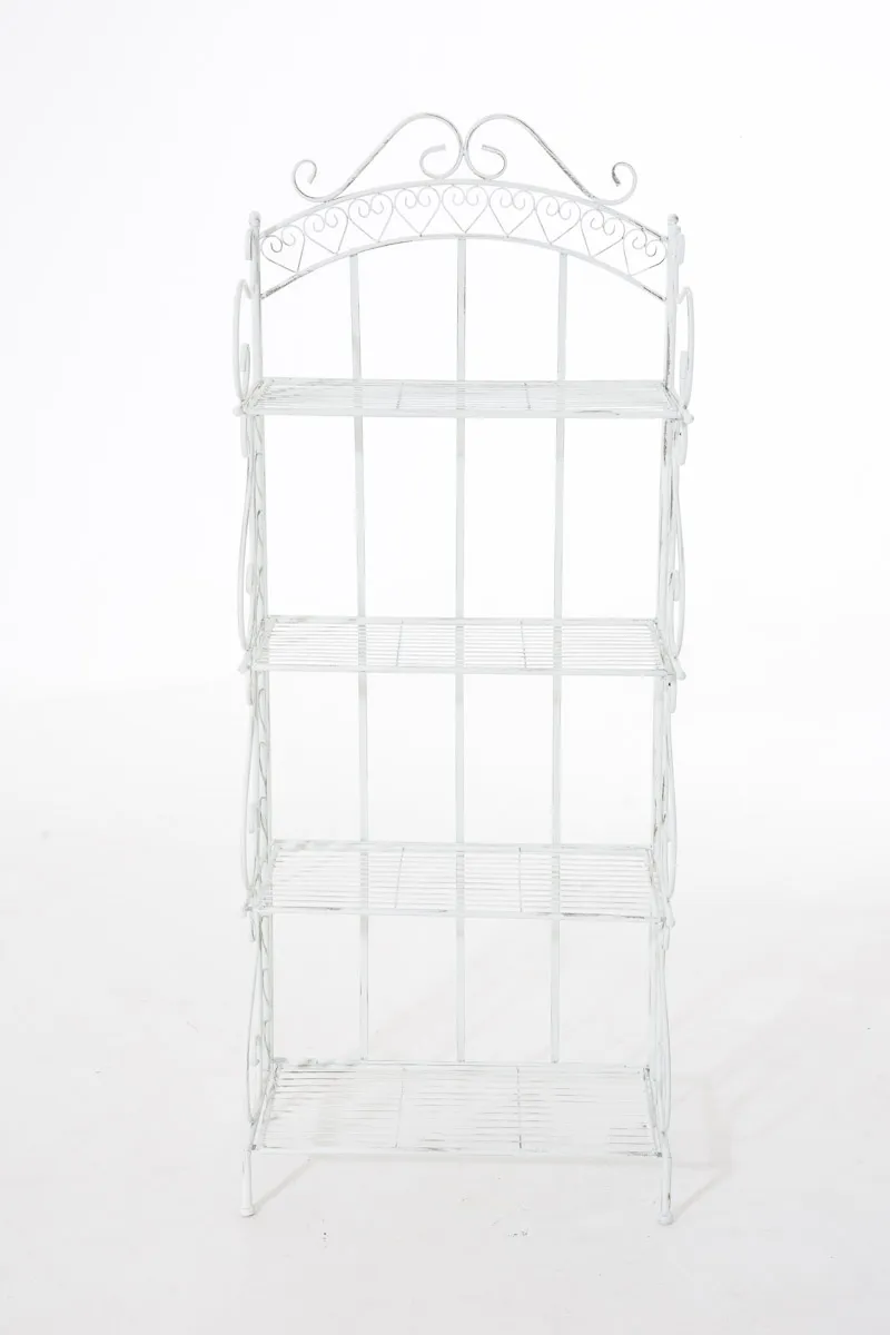 Standregal Antje 153x61x33 cm antik weiß