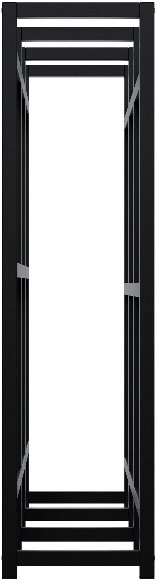 Getränkekistenständer Stack 135x31x116 cm schwarz