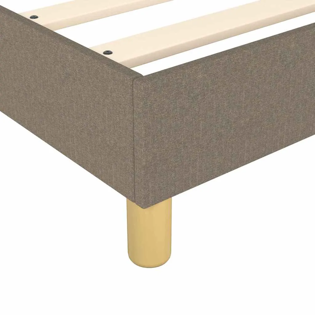 Boxspringbett Taschenfederkernmatratze 90x200 cm Taupe