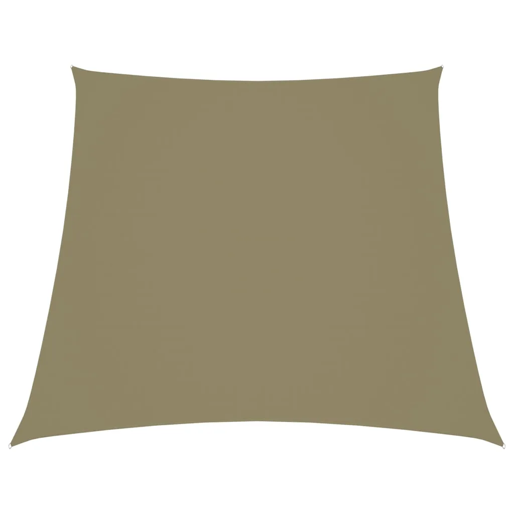 Sonnensegel Oxford-Gewebe Trapezförmig 2/4x3 m Beige
