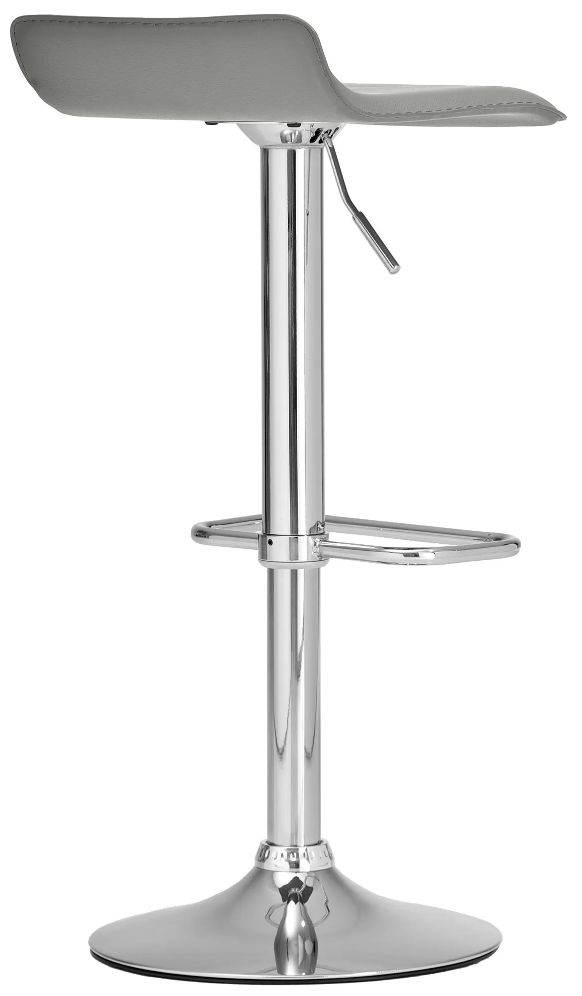 Barhocker Dyn 65-85x38x41 cm Grau