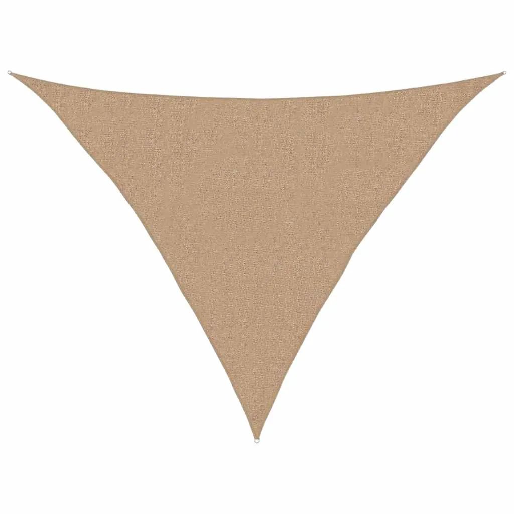 Sonnensegel 160 g/m² Taupe 2,5x2,5x3,5 m HDPE
