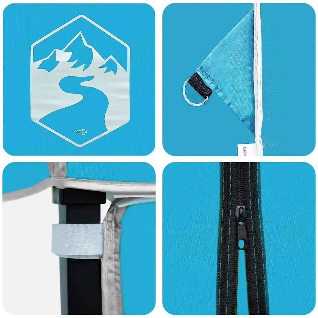 Pop-up Pavillon Zelt 243x243x251 cm Blau