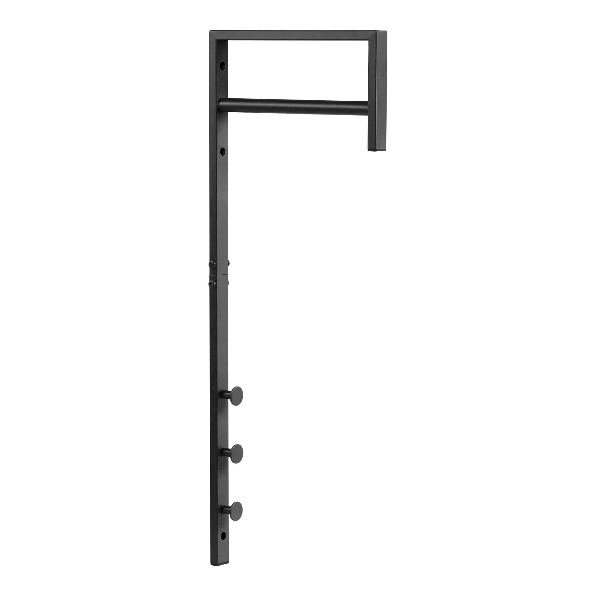 tinkaro Garderobenstativ Trento Metall 3x30x82 cm Schwarz