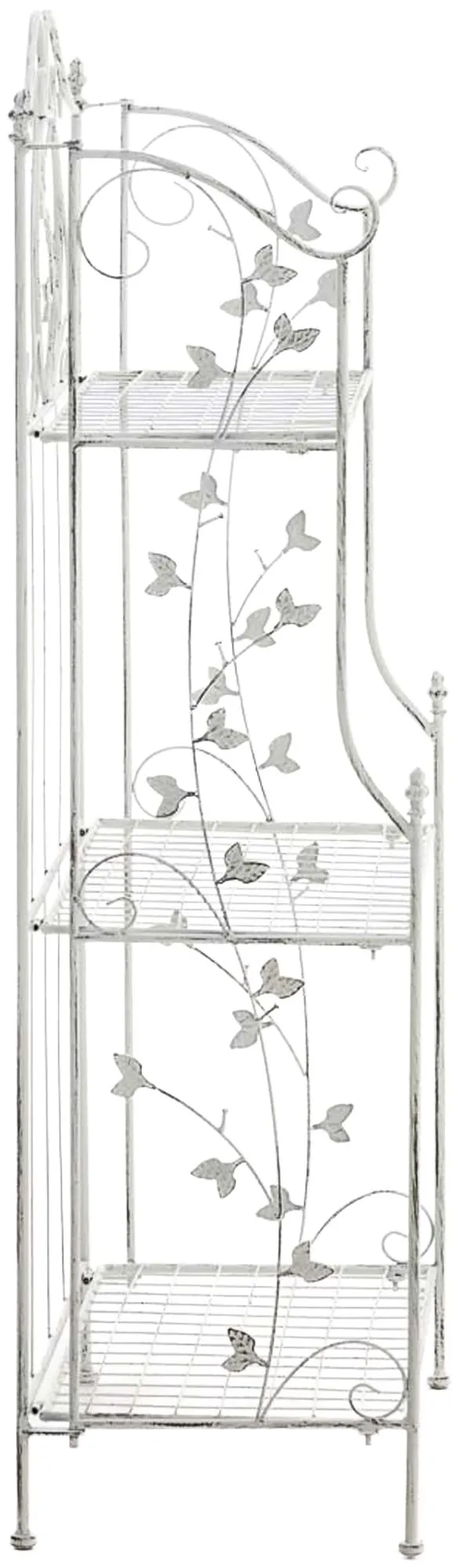 Standregal Reus 118x58x33 cm antik weiß