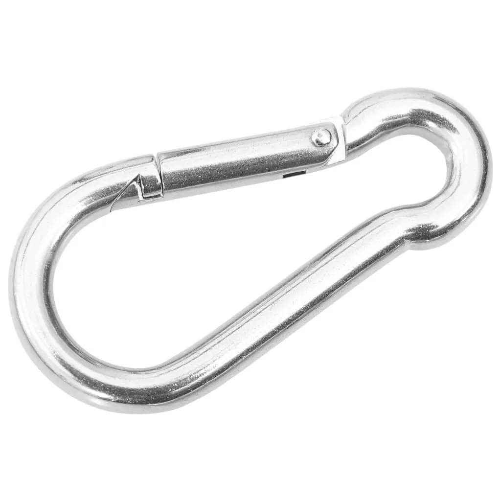 Sonnensegel-Befestigungsset Edelstahl 316 Silber 190x290 mm