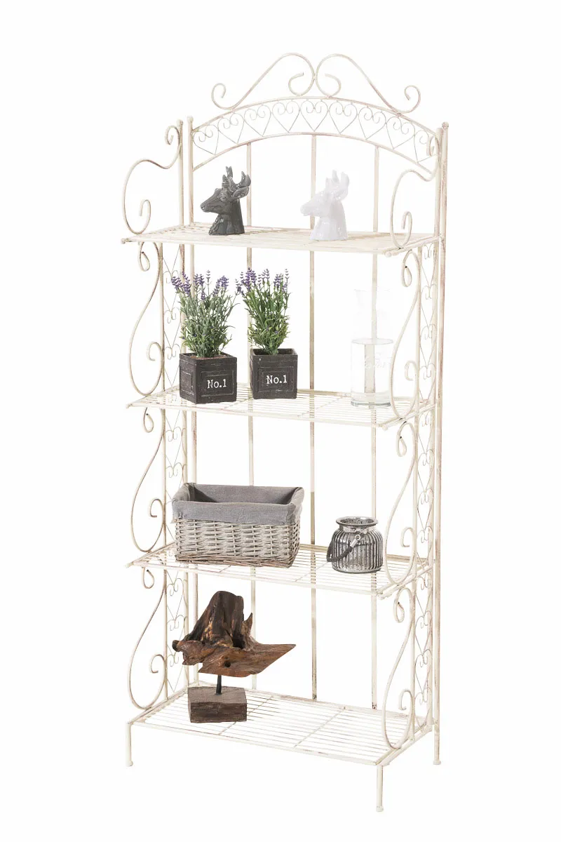Standregal Antje 153x61x33 cm antik-creme