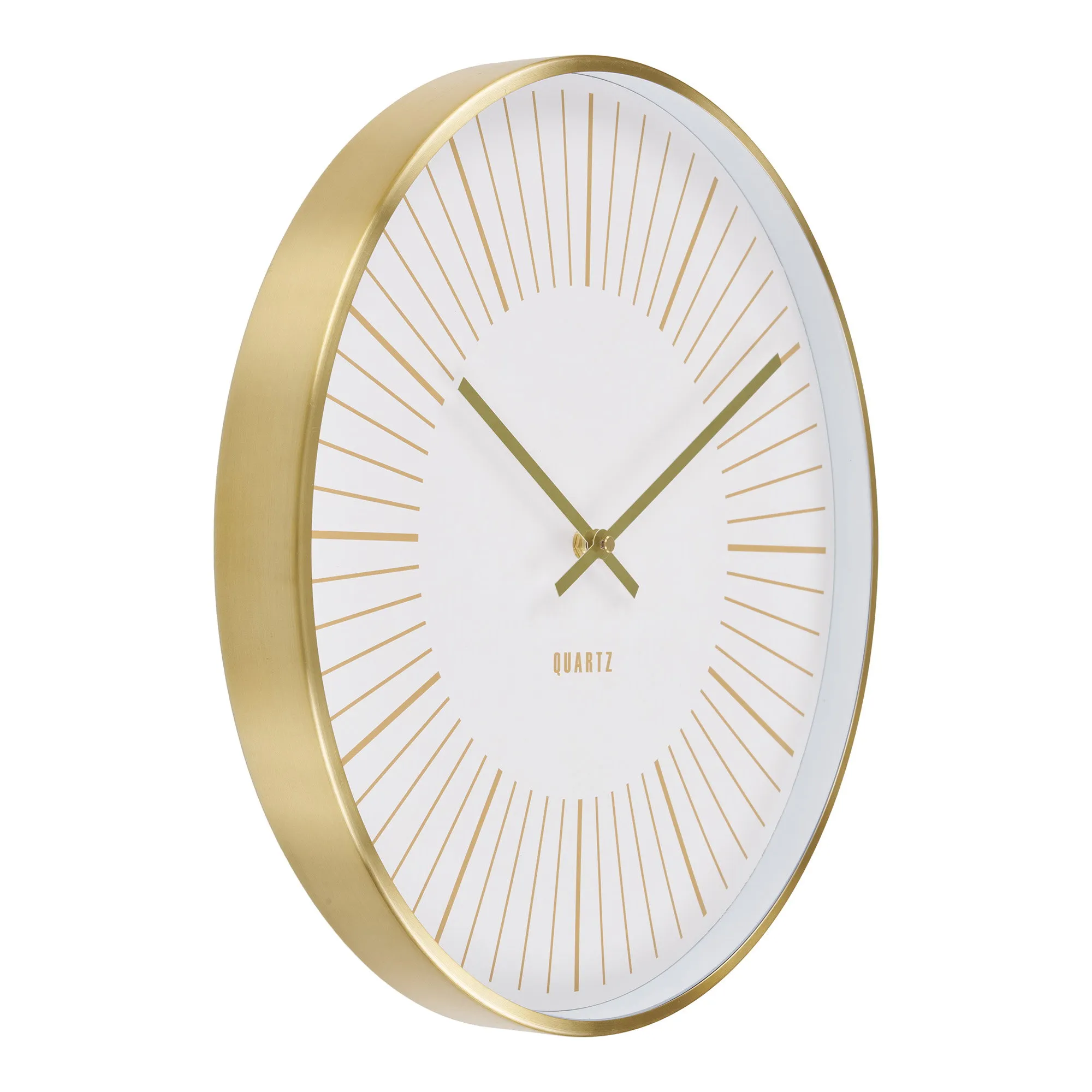 tinkaro Takamaka Wanduhr lautlos ø40 cm Gold