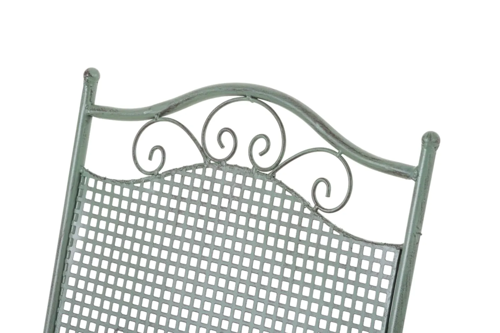 Gartenstühle Kiran 2er Set 91x41x50 cm antik-grün