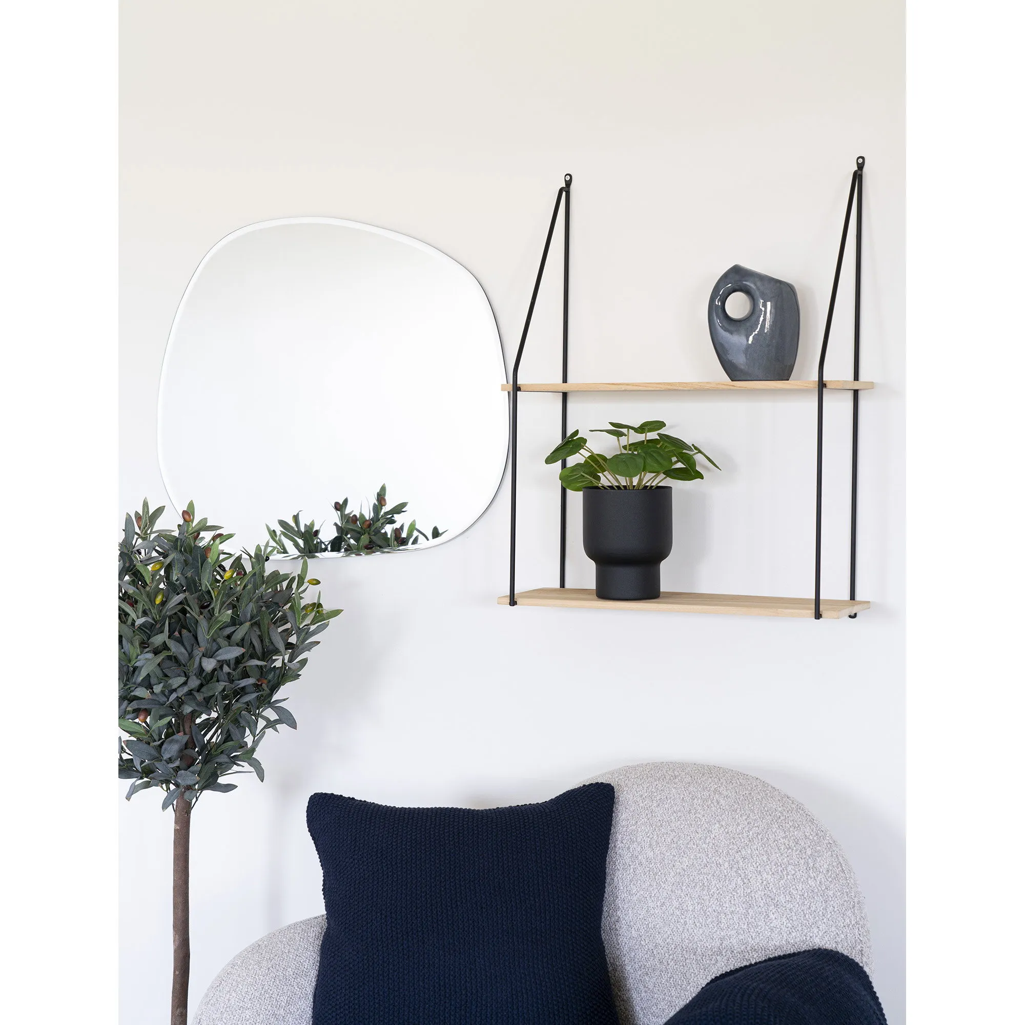 tinkaro Künstliche Pflanze Pelia H:28 cm Grün