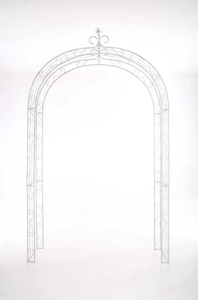 Rosenbogen Sun 260x148x34,5 cm antik weiß
