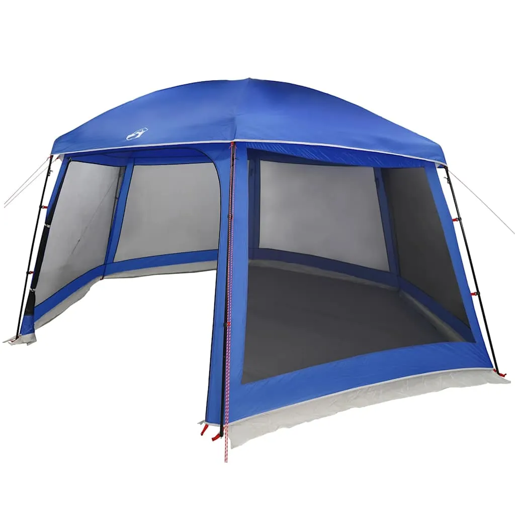 Poolzelt Azurblau 512x458x255 cm mit abnehmbarem Überzelt