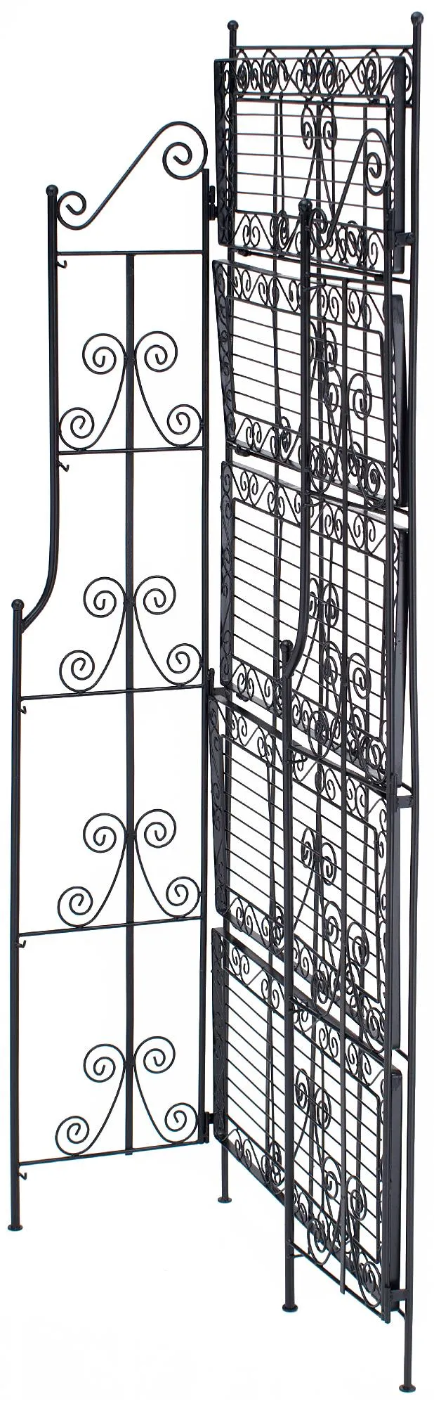 Standregal Ciara klappbar 173x74,5x34,5 cm schwarz