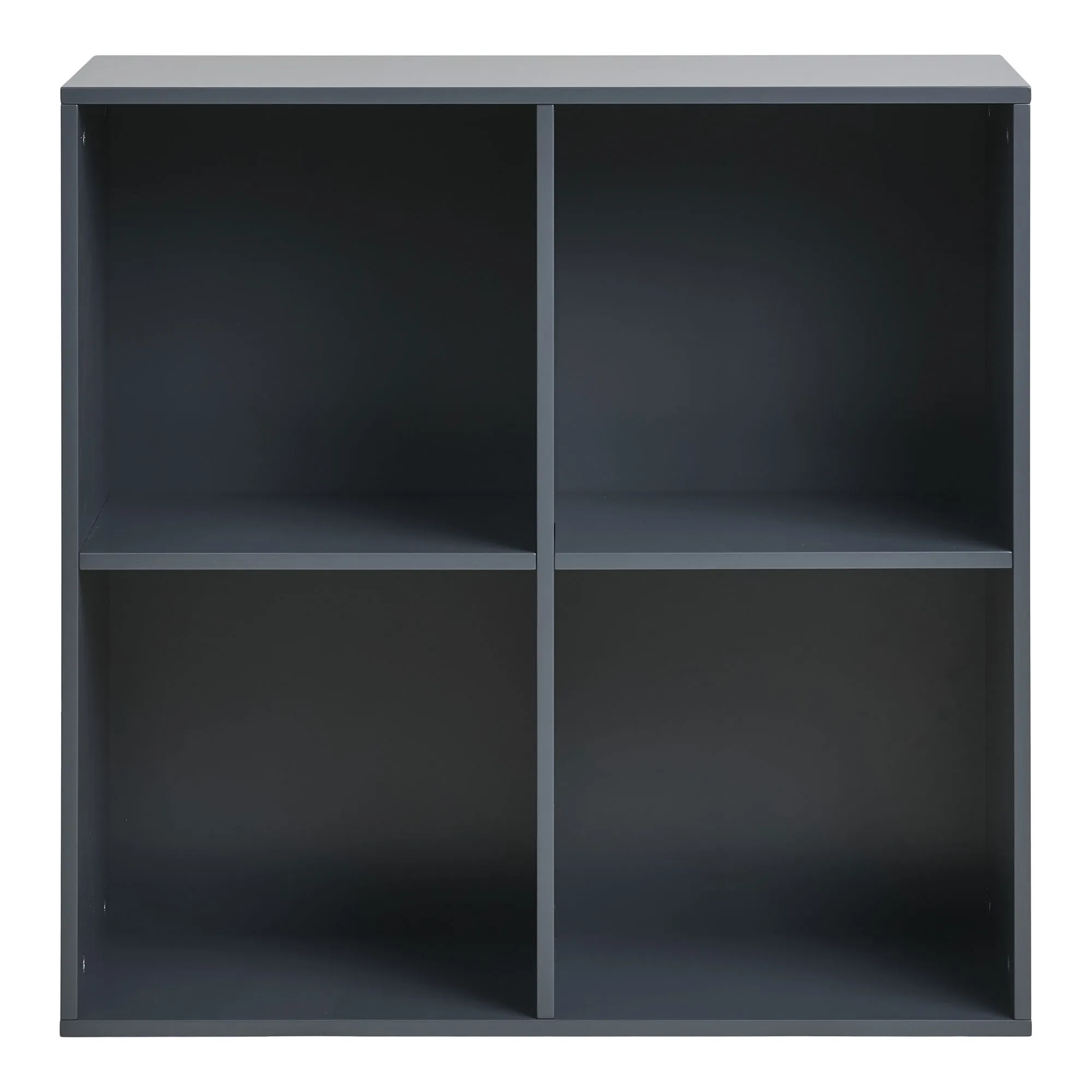 tinkaro Wandregal Horne MDF Dunkelgrau