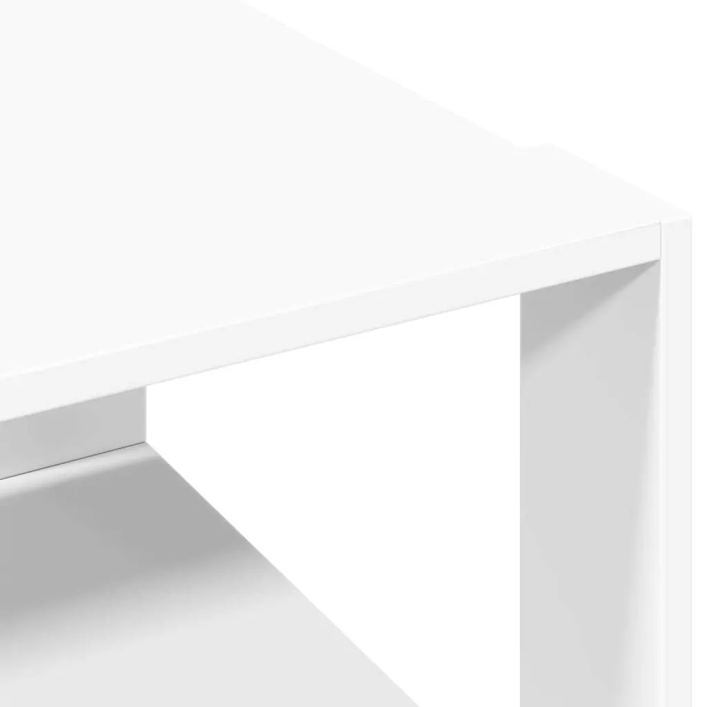 Moderner Couchtisch 51,5 x 51,5 x 30 cm in Weiß