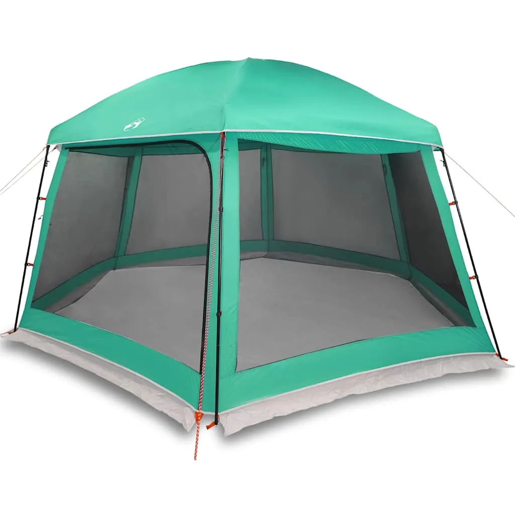 Poolzelt Meergrün 512 x 458 x 255 cm Wasserdicht mit Abnehmbarem Überzelt