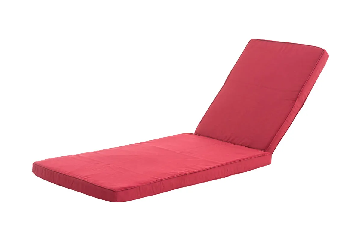 Auflagenbezug Atessa Nadi 120x73x5 cm rubinrot