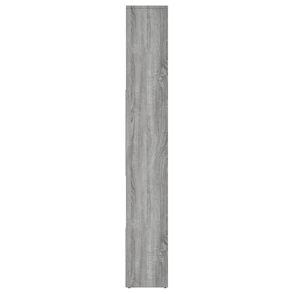 Bücherregal 67x24x161 cm in Grau Sonoma aus Holzwerkstoff