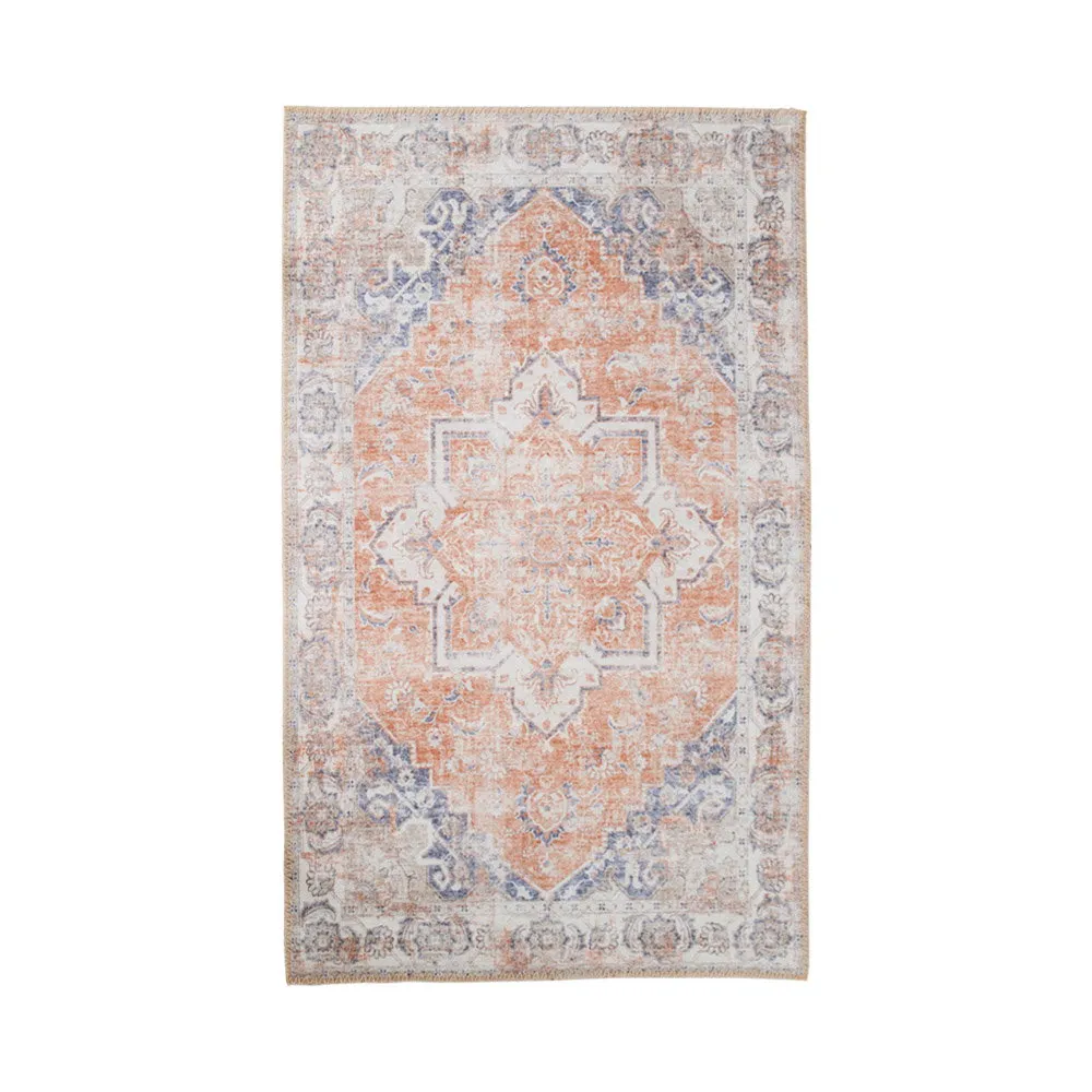 tinkaro Havana Teppich 160x230 cm Blau-Orange