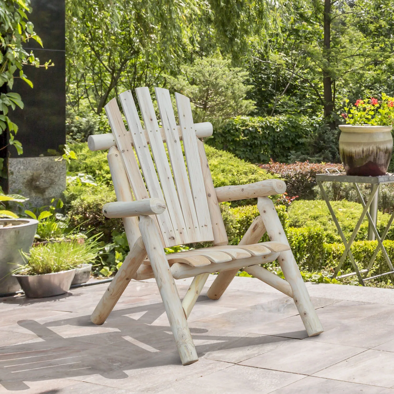 Adirondack-Stuhl aus Tannenholz 83x68x101cm Natur