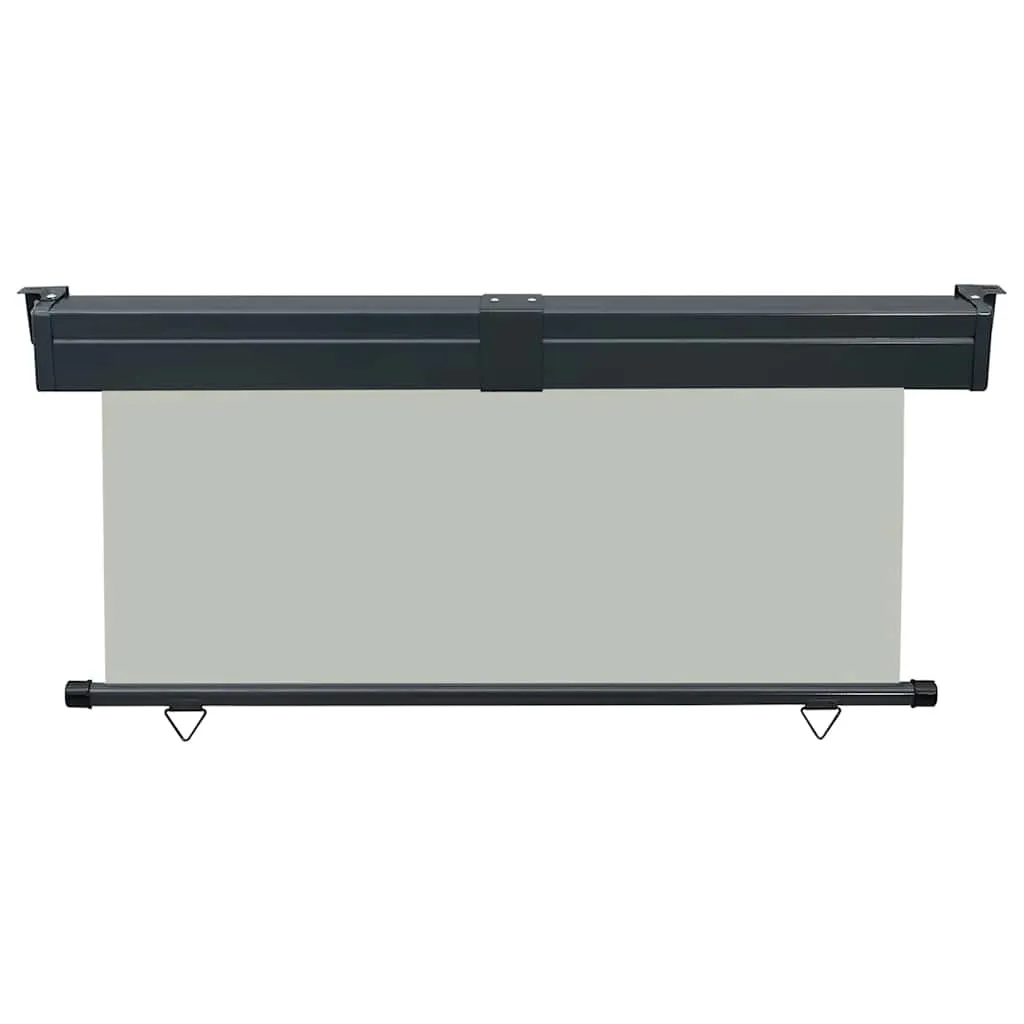 Seitenmarkise Grau 165 x 250 cm mit UV-beständigem Polyester