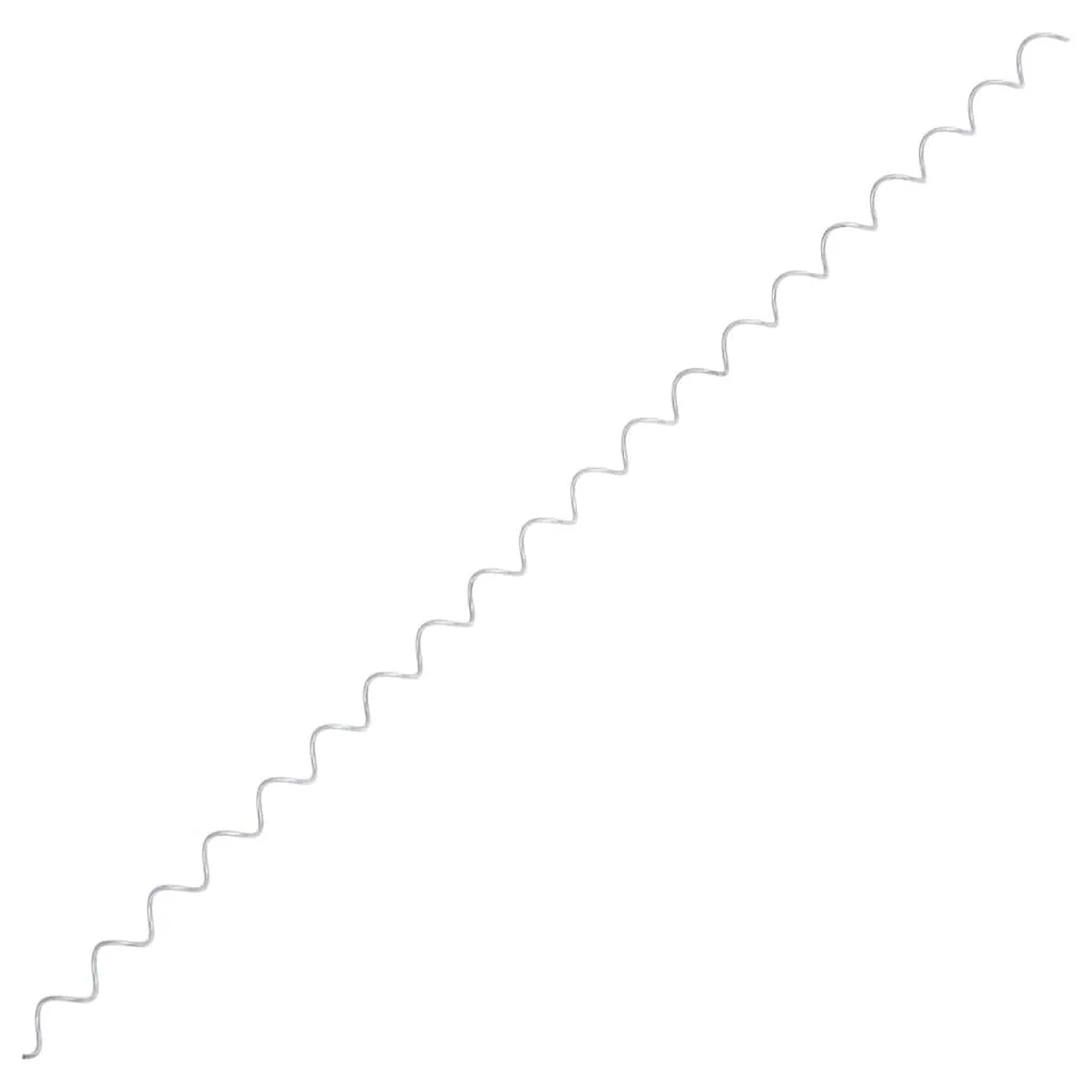 Gabionen-Spiralen 100 cm Länge, 3,5 mm Durchmesser, Silber