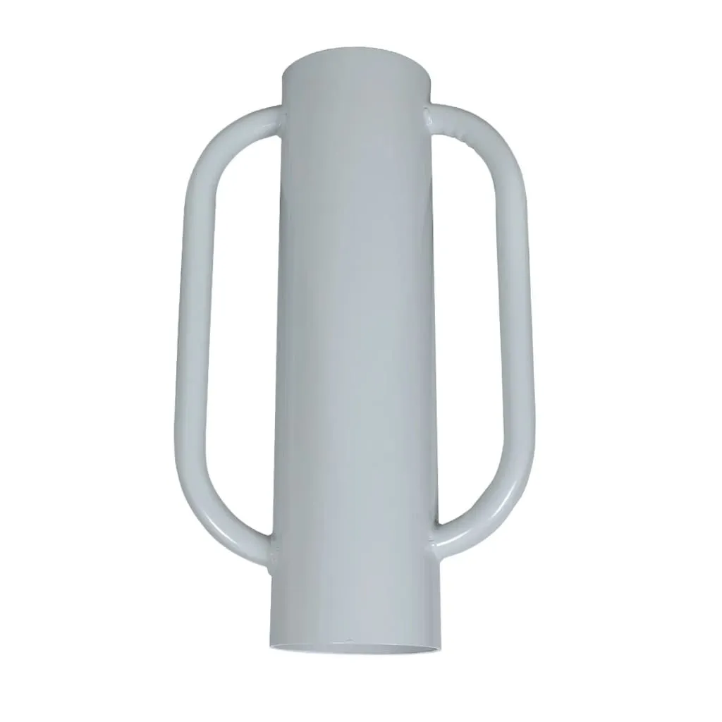 Pfostenramme aus Stahl 60 cm, Gewicht 13 kg, Farbe Stahl