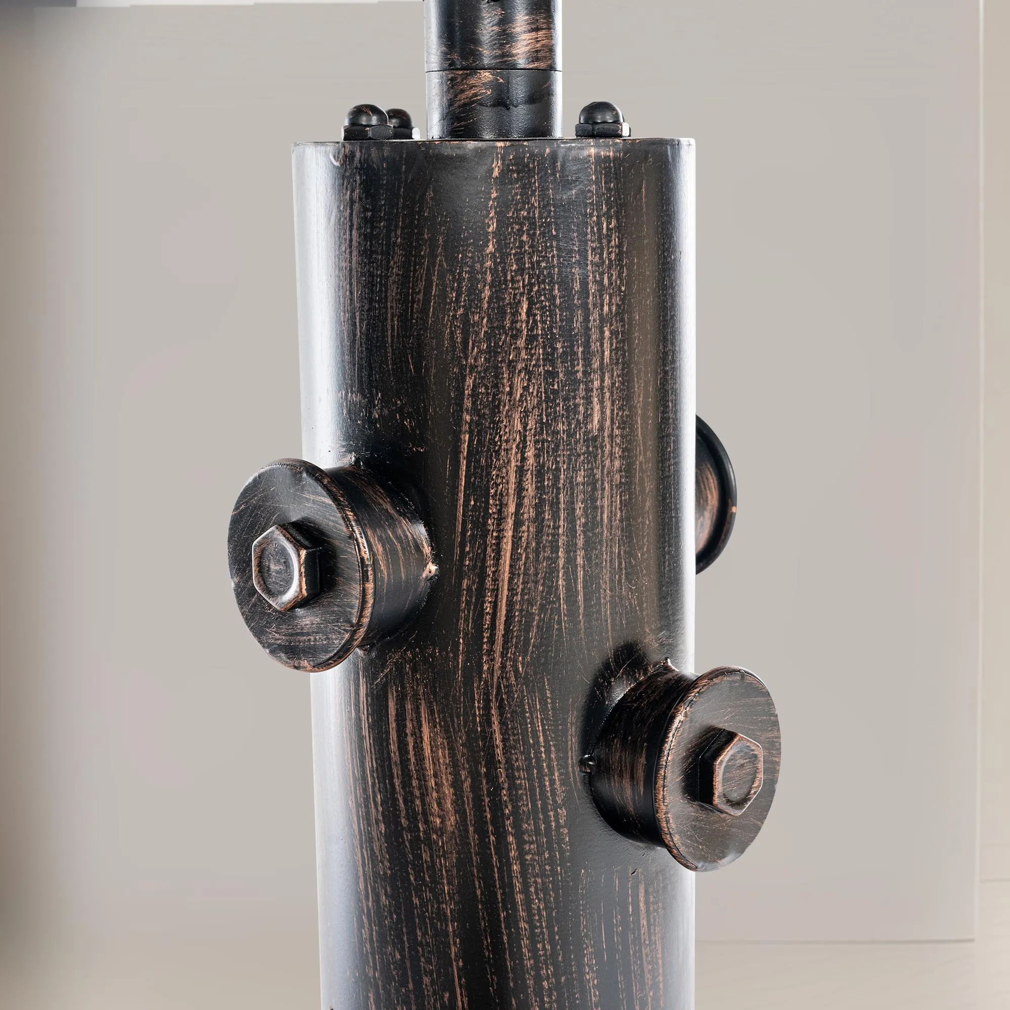 Stehtisch Ruhr Massivholz 54 cm Bronze