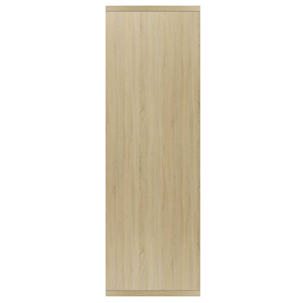Bücherregal Sonoma-Eiche 50 x 25 x 80 cm aus Holzwerkstoff