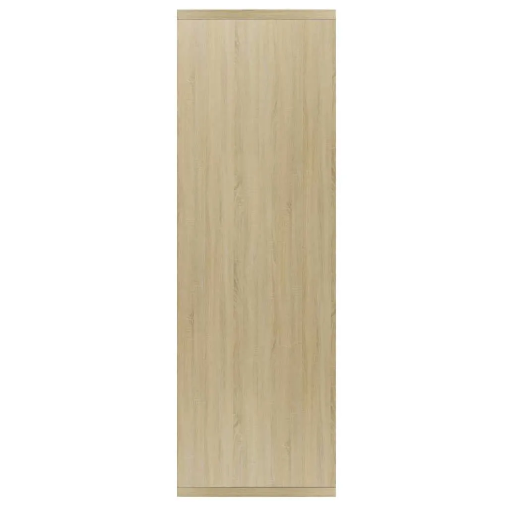Bücherregal Sonoma-Eiche 50 x 25 x 80 cm aus Holzwerkstoff