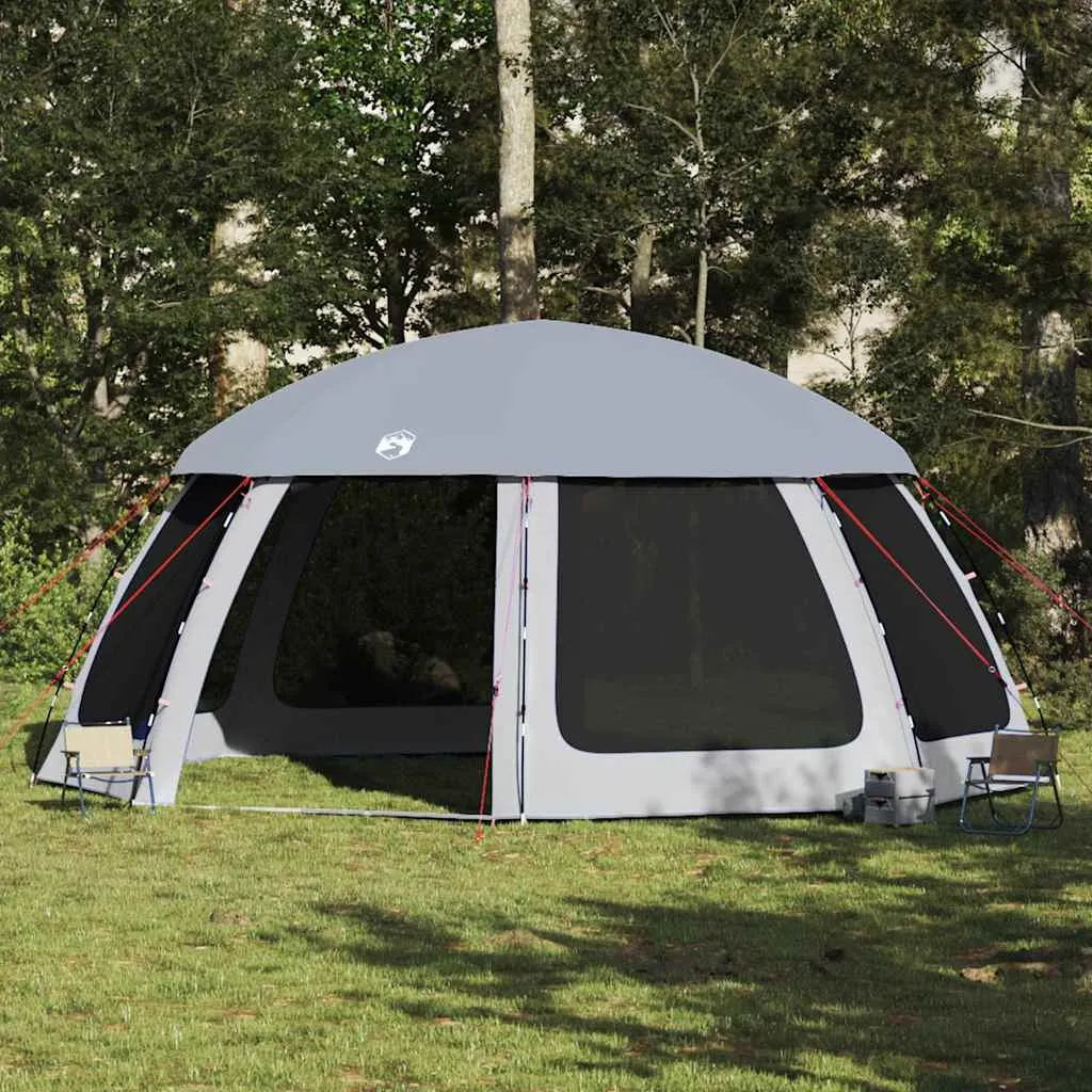 Poolzelt Grau 612 x 612 x 285 cm - Wasserdicht und Tragbar