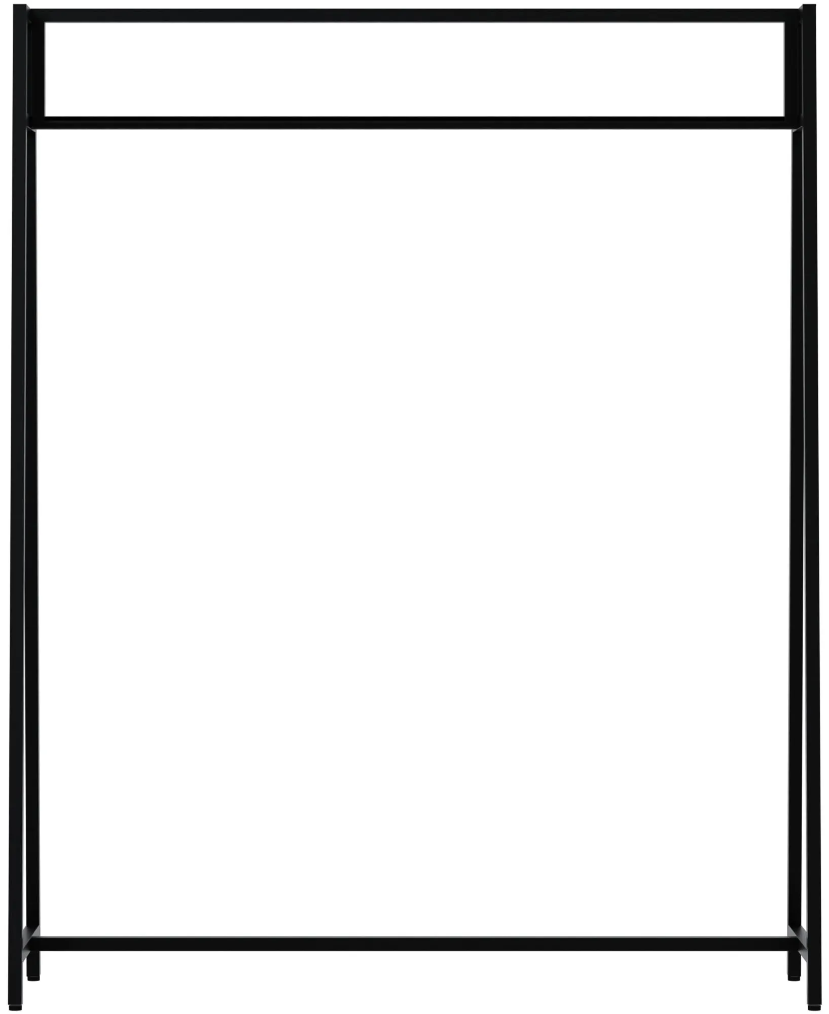 Kleiderständer Ingar 120x35x150 cm schwarz