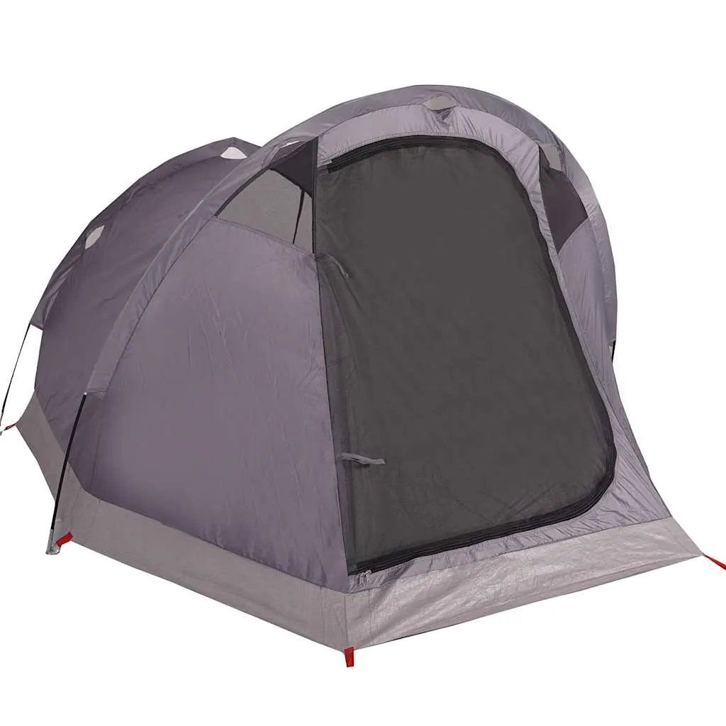 Campingzelt Tunnelzelt Braun 280x194x125 cm Außenzelt, 230x180x115 cm Innenzelt